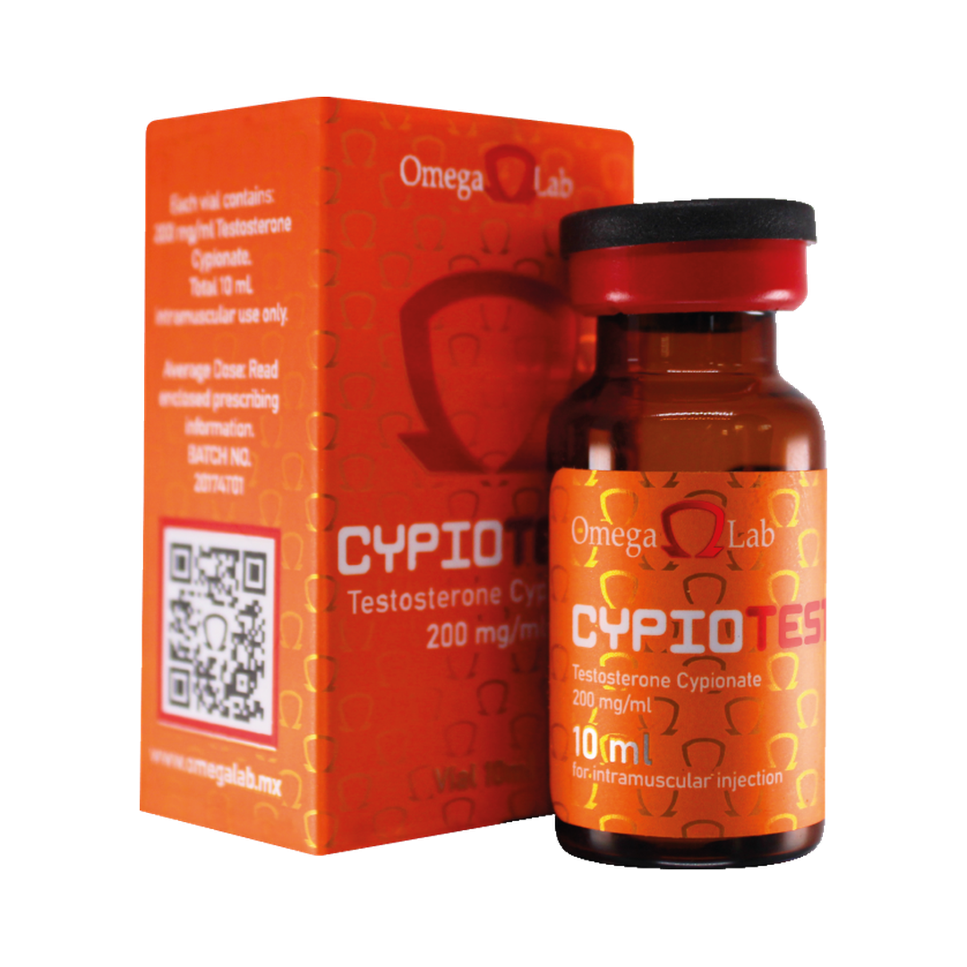 Cipionato de Testosterona 200 mg/ml Cypio-Test Vial 10 ml - OMEGA LAB