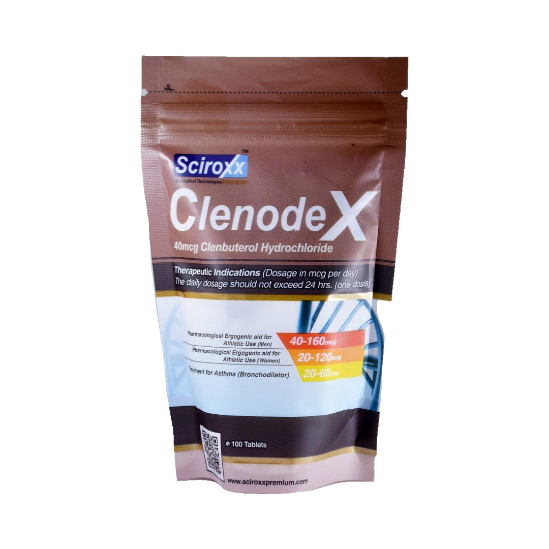Clenbuterol 40 mcg Clenodex 100 Tabletas - SCIROXX