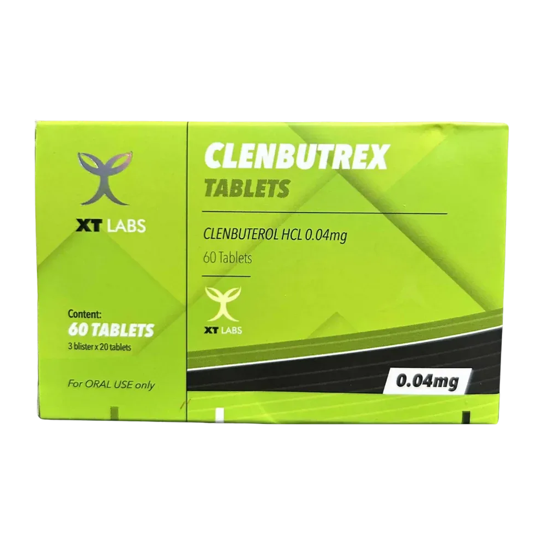 Clenbuterol 40mcg Clenbutrex 60 Tabs - XT LABS