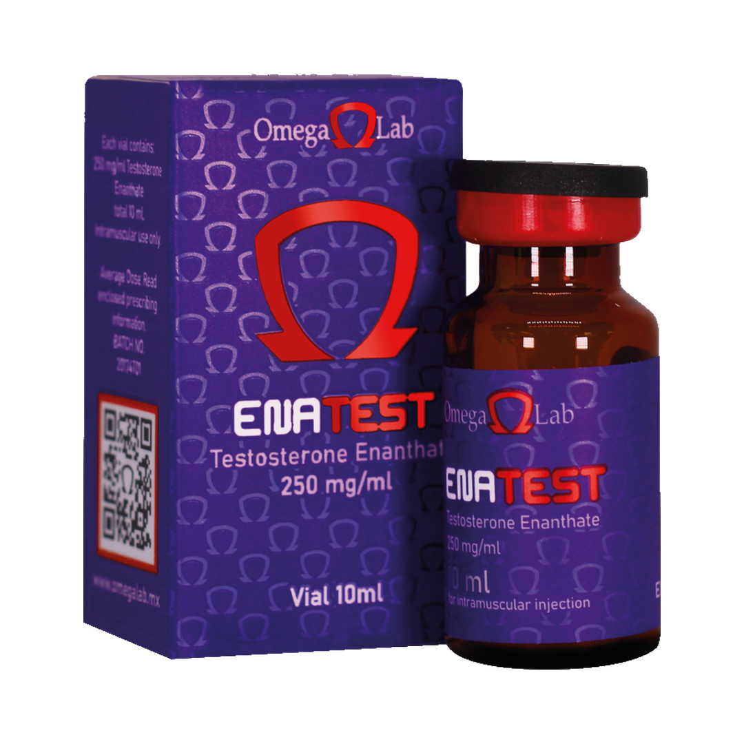 Enantato de Testosterona 250 mg/ml Ena-Test Vial 10 ml - OMEGA LAB