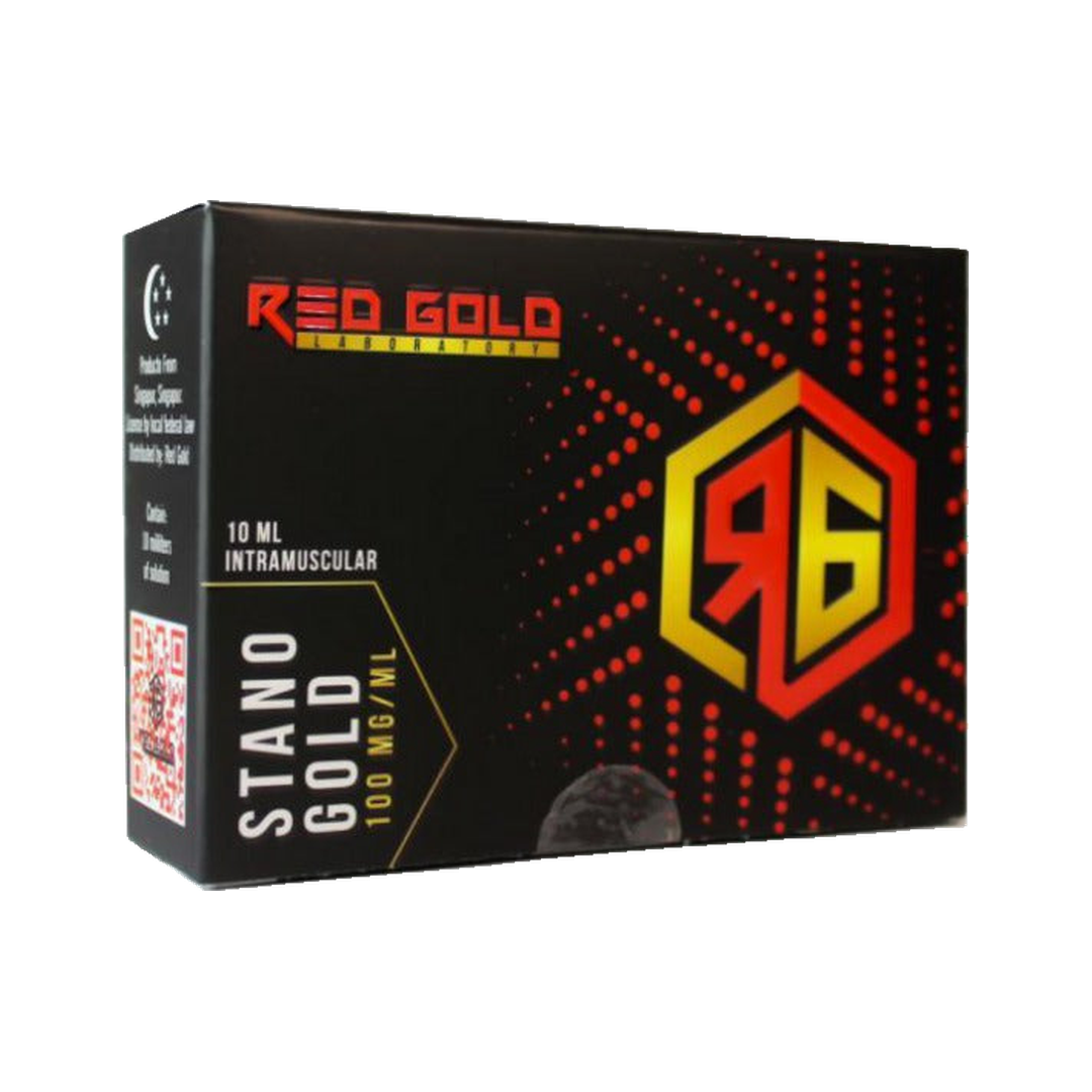 Estanozolol inyectable 100 mg/ml Stano Gold Vial 10 ml - RED GOLD