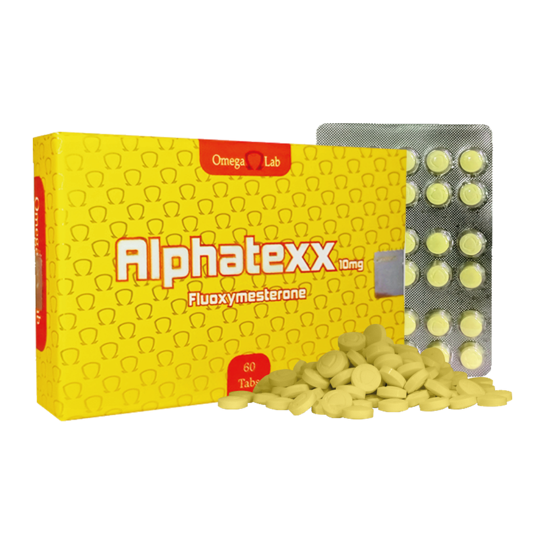 Fluoximesterona 10 mg Alphatexx 60 Tabletas - OMEGA LAB
