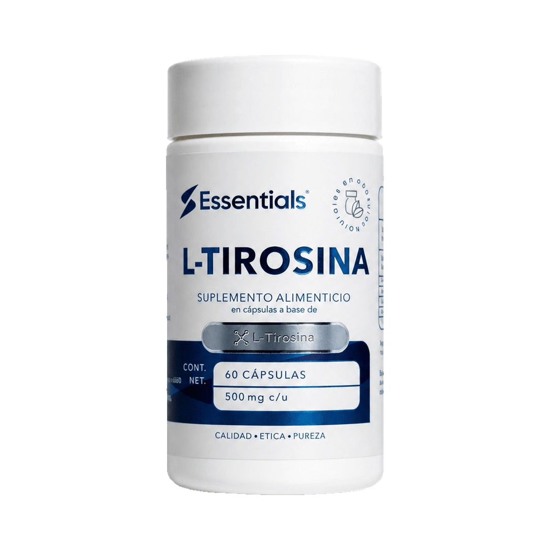 L-Tirosina 500mg 60 Cápsulas - ESSENTIALS