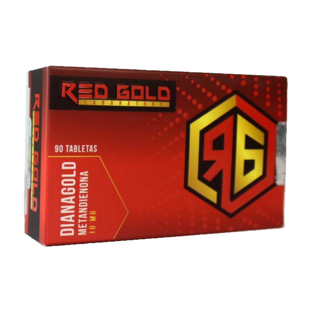Metandienona 10 mg Dianagold 90 Tabletas - RED GOLD