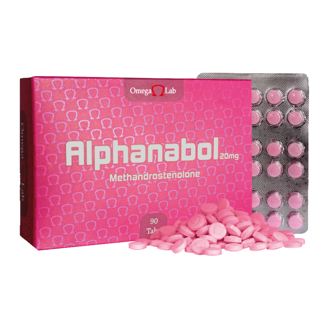 Metandienona 20 mg Alphanabol 90 Tabletas - OMEGA LAB