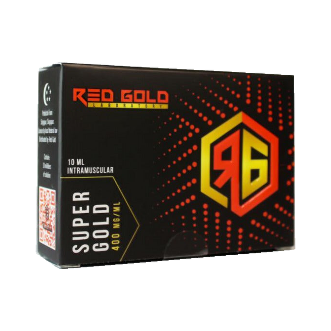 Mezcla de ésteres de Testosterona 400 mg/ml Super Gold Vial 10 ml - RED GOLD