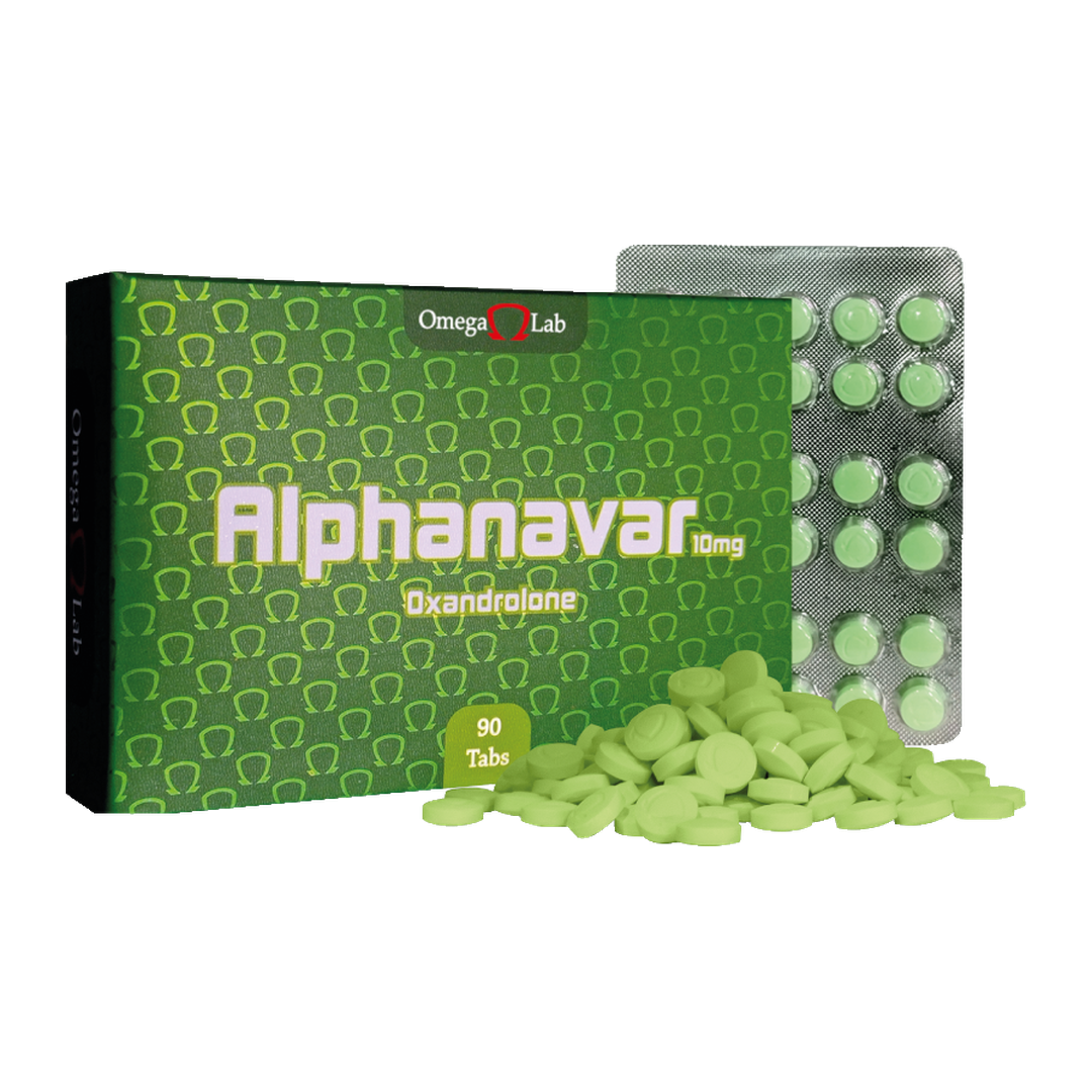 Oxandrolona 10 mg Alphanavar 90 Tabletas - OMEGA LAB