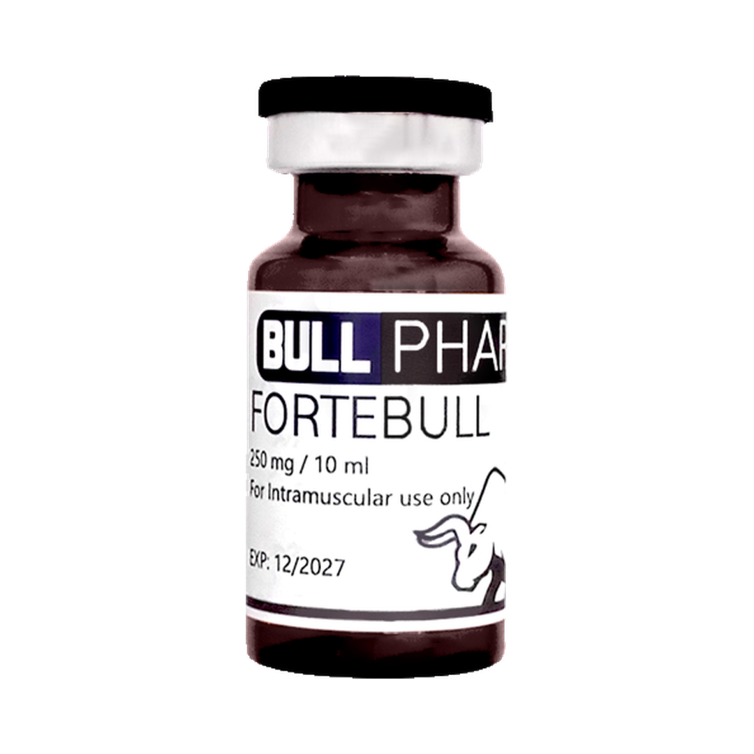 Testosterona Enantato 250 mg/ml Fortebull Vial 10 ml - BULL PHARMA