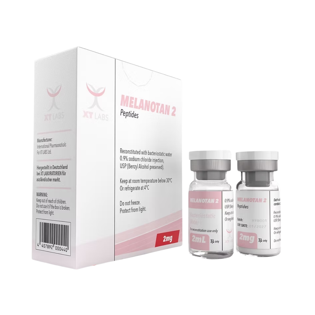 Melanotan 2 XT Labs 2mg/2ml | Péptido Bronceador de Alta Pureza