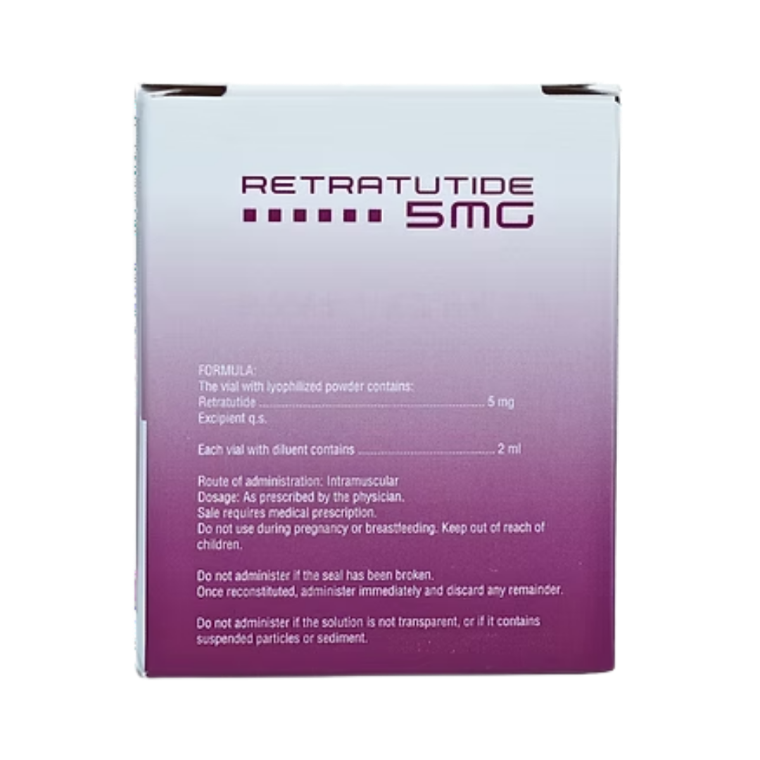 Retatrutide 5mg | Boulder Pharmaceutical | Péptido para Control de Peso y Metabolismo