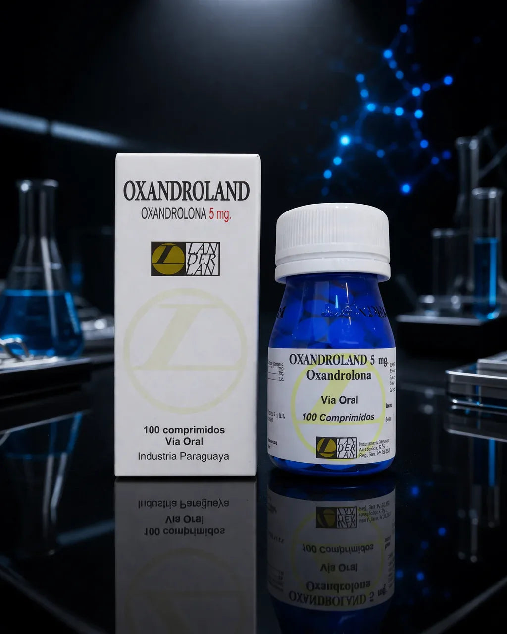 Oxandrolona 5mg Oxandroland 100 Tabs - LANDERLAN