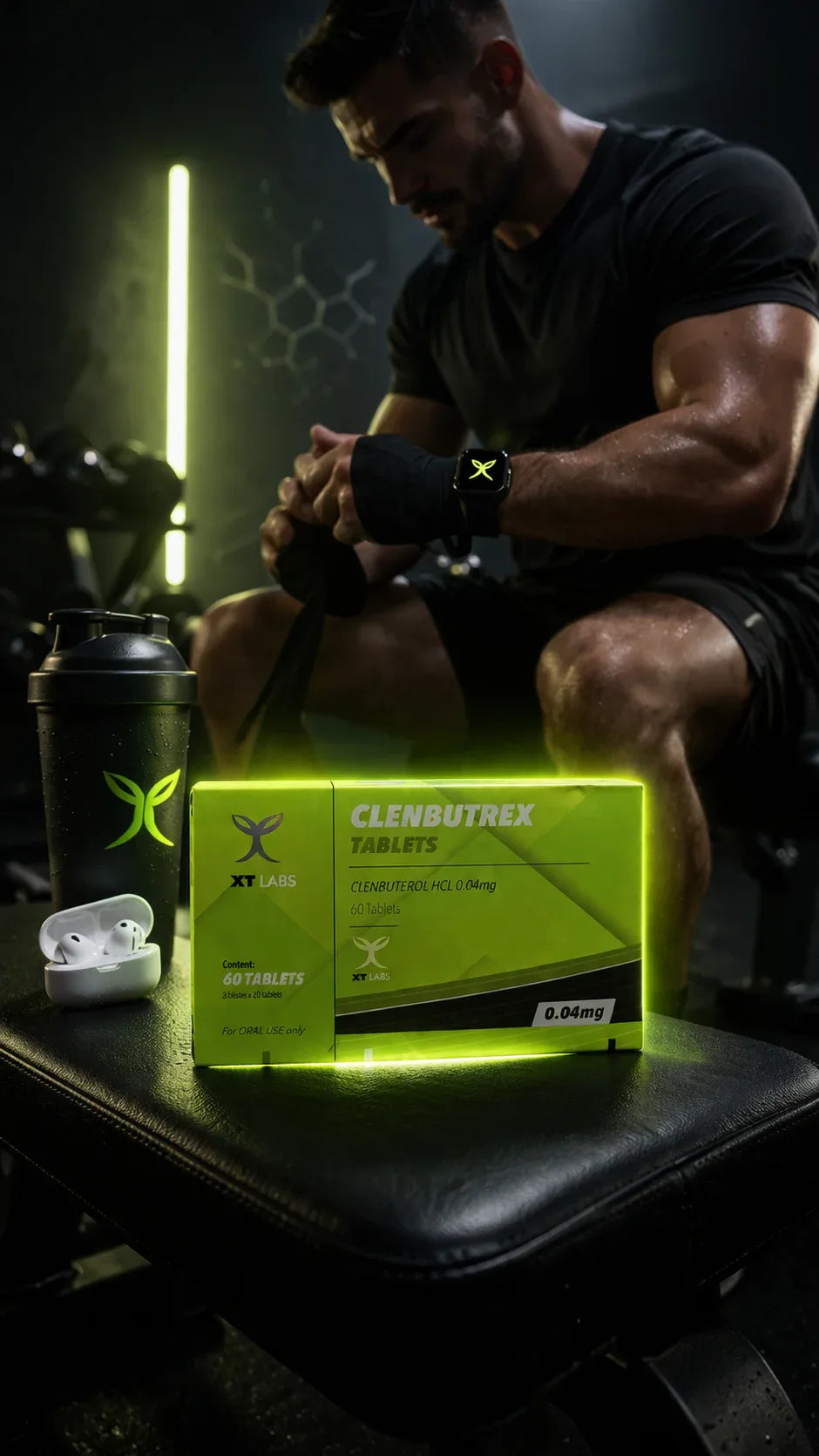 Clenbuterol 40mcg Clenbutrex 60 Tabs - XT LABS