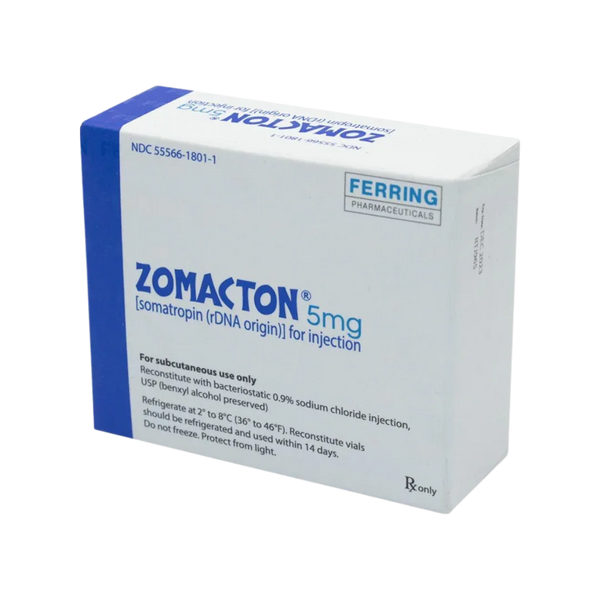 Zomacton Somatropina 5mg HGH Vial - FERRING PHARMACEUTICALS