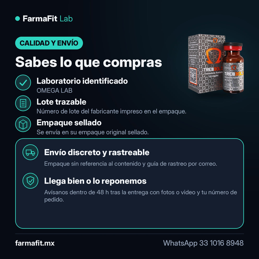 Calidad y envío: Acetato de Trembolona 75 mg/ml Trembold Vial 10 ml - OMEGA LAB – FarmaFit