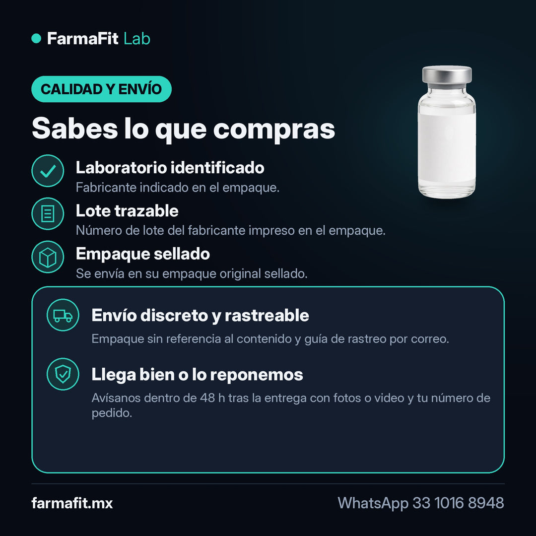 Calidad y envío: Agua Bacteriostática 10ml - Vial para Reconstituir Péptidos – FarmaFit