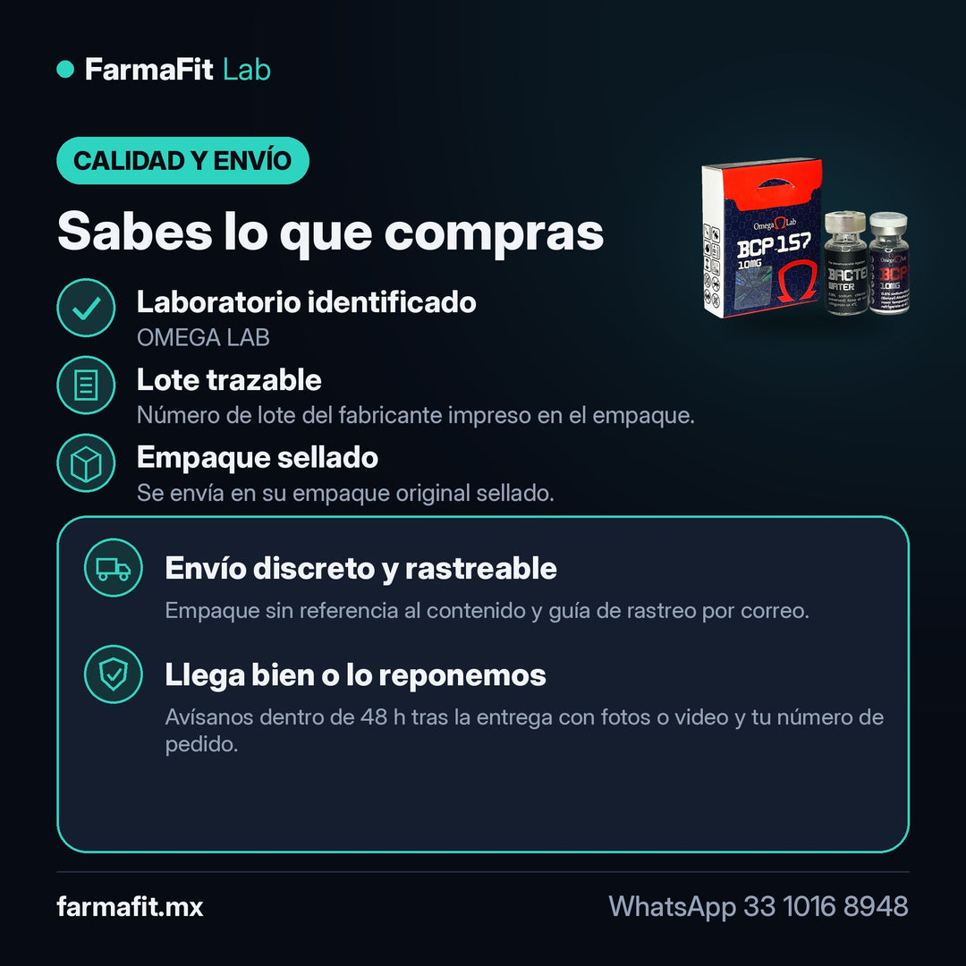 Calidad y envío: BPC-157 10 mg Péptido Vial - OMEGA LAB – FarmaFit