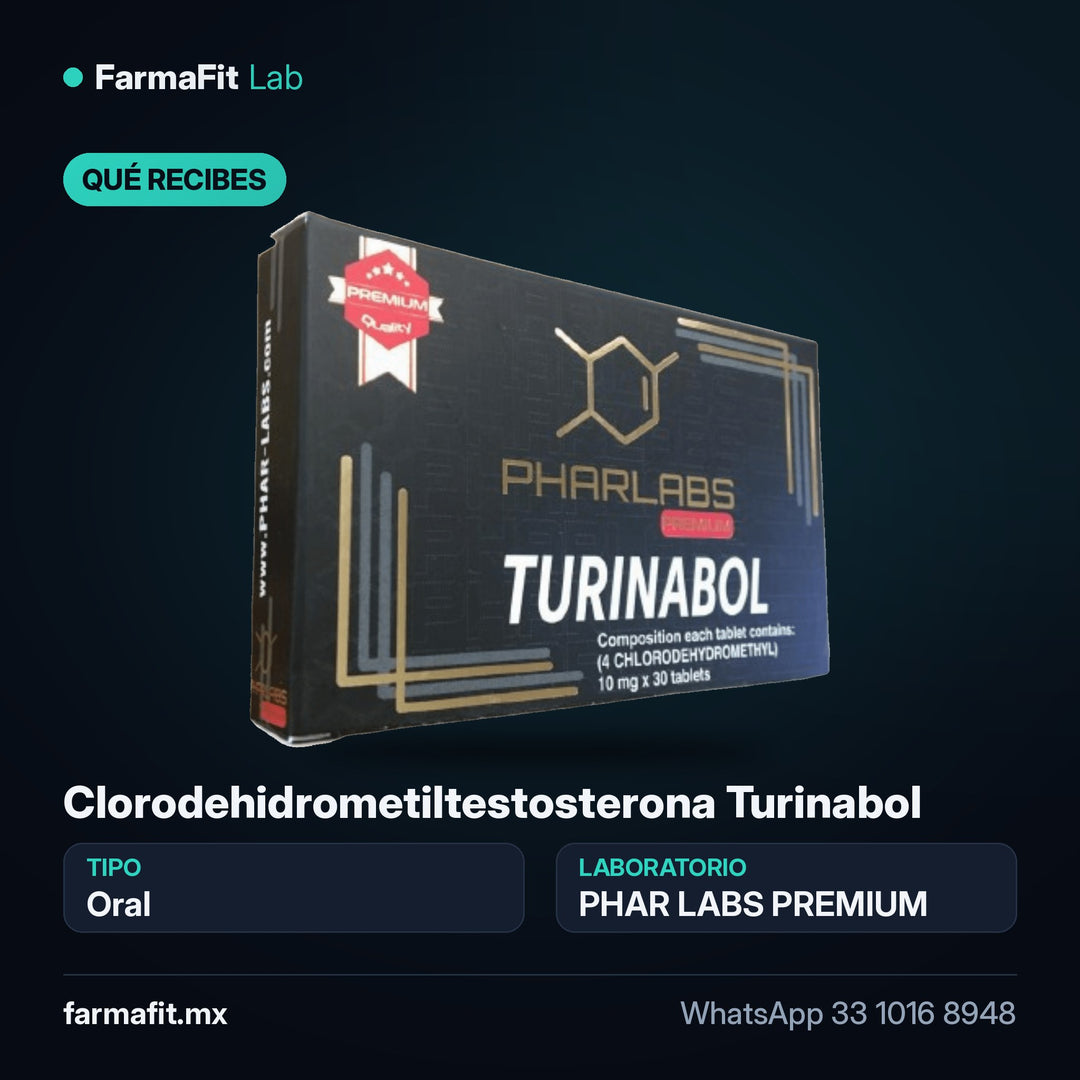 Qué recibes: Clorodehidrometiltestosterona Turinabol - PHAR LABS PREMIUM