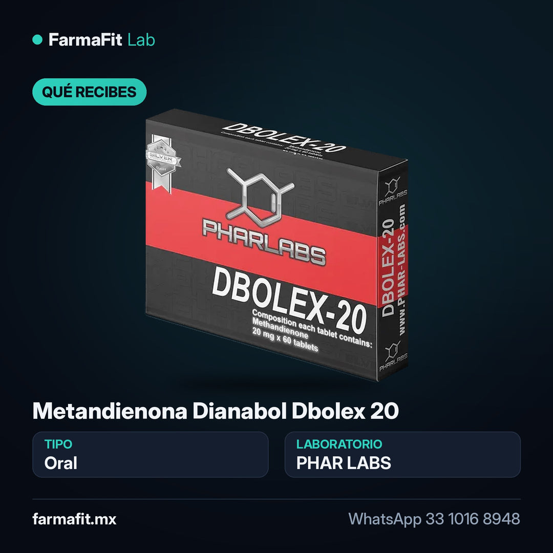 Qué recibes: Metandienona Dianabol Dbolex 20 - PHAR LABS