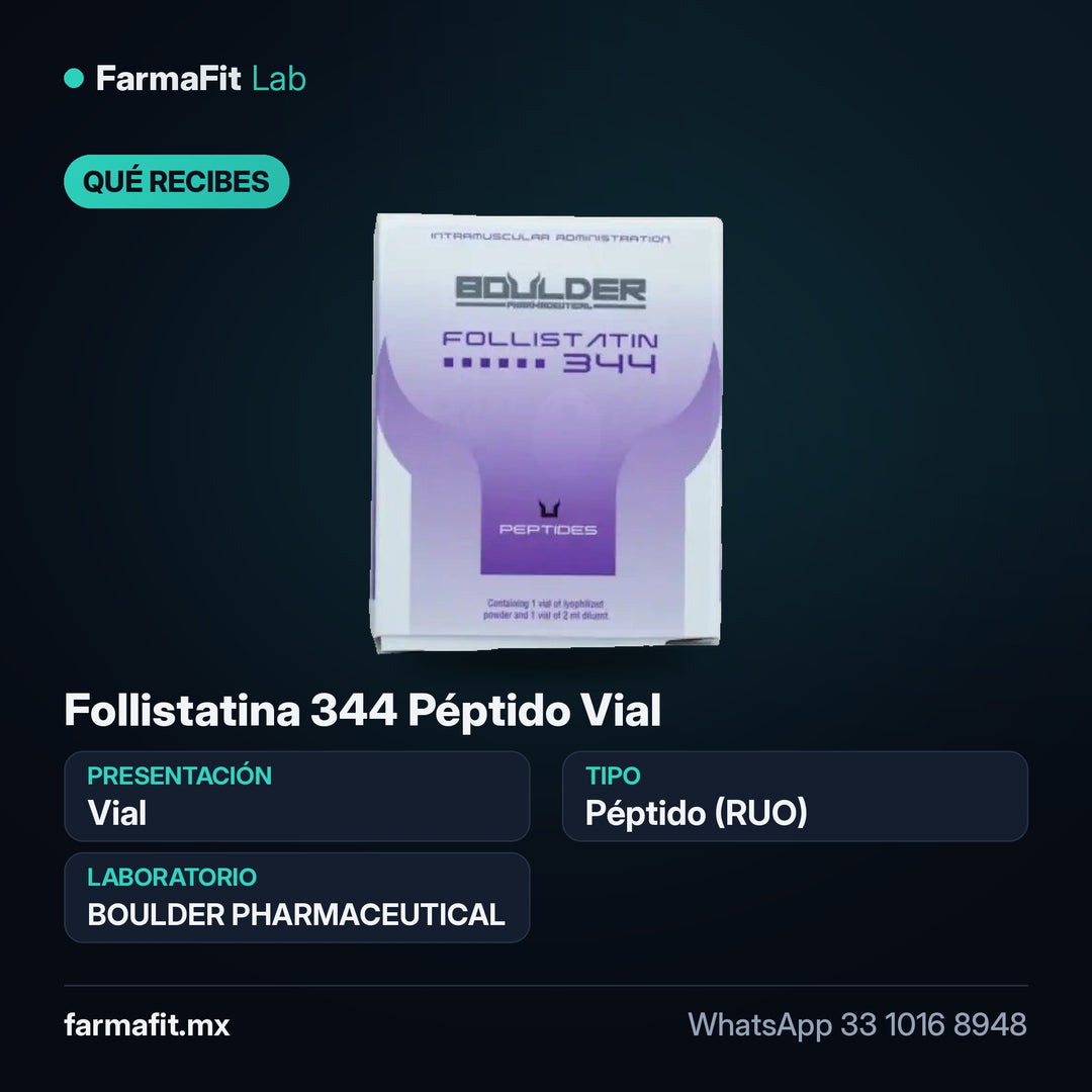 Qué recibes: Follistatina 344 Péptido Vial - BOULDER PHARMACEUTICAL