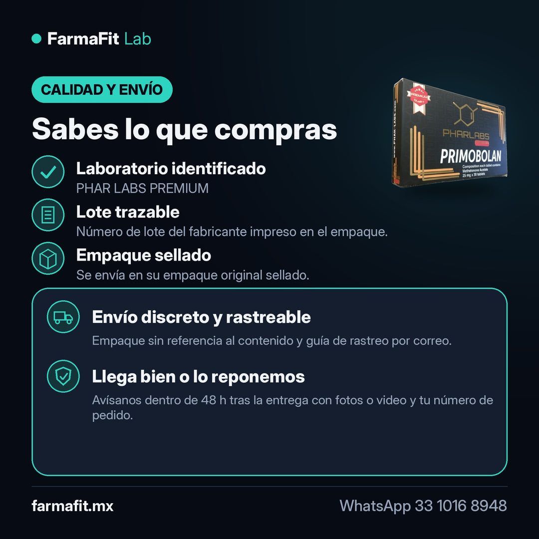 Calidad y envío: Metenolona Acetato Primobolan Oral - PHAR LABS PREMIUM – FarmaFit