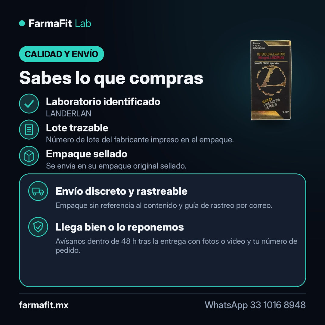 Calidad y envío: Metenolona Enantato 100mg Primobolan - LANDERLAN 10ml – FarmaFit