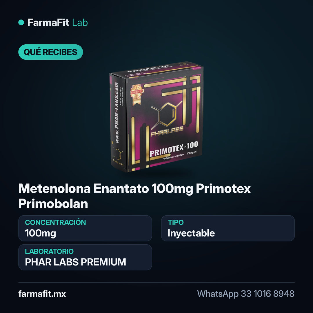 Qué recibes: Metenolona Enantato 100mg Primotex Primobolan - PHAR LABS PREMIUM