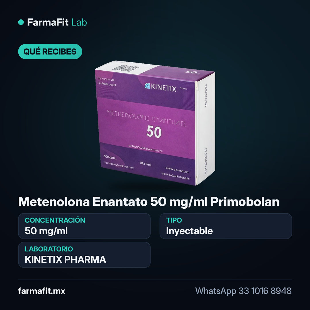 Qué recibes: Metenolona Enantato 50 mg/ml Primobolan - KINETIX PHARMA