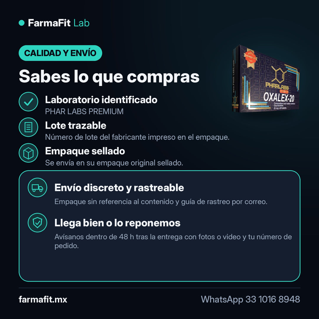 Calidad y envío: Oxandrolona 20mg Oxalex 60 Tabs - PHAR LABS PREMIUM – FarmaFit