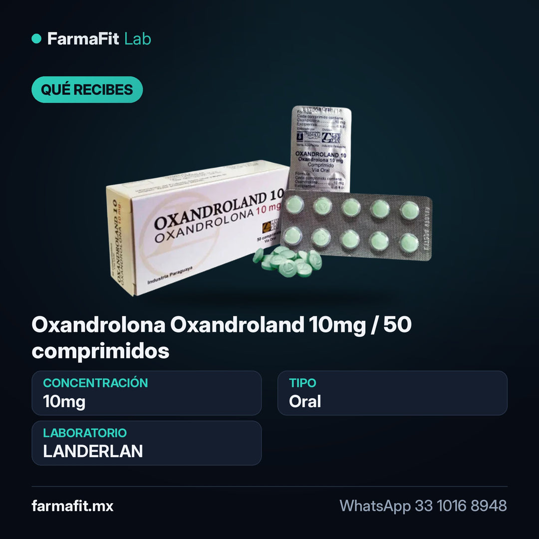 Qué recibes: Oxandrolona Oxandroland 10mg / 50 comprimidos - LANDERLAN