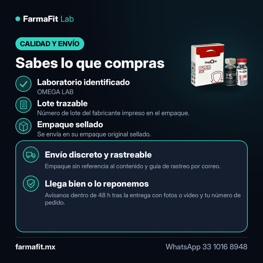 Calidad y envío: Semaglutida 5 mg Péptido Vial - OMEGA LAB – FarmaFit