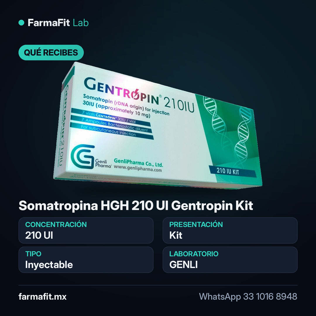 Qué recibes: Somatropina HGH 210 UI Gentropin Kit - GENLI