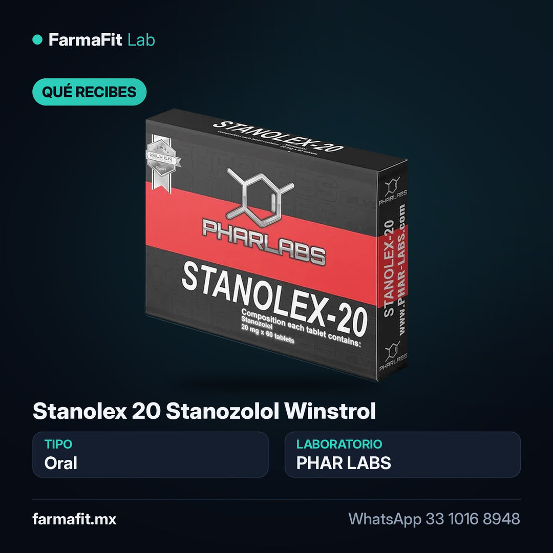 Qué recibes: Stanolex 20 Stanozolol Winstrol - PHAR LABS