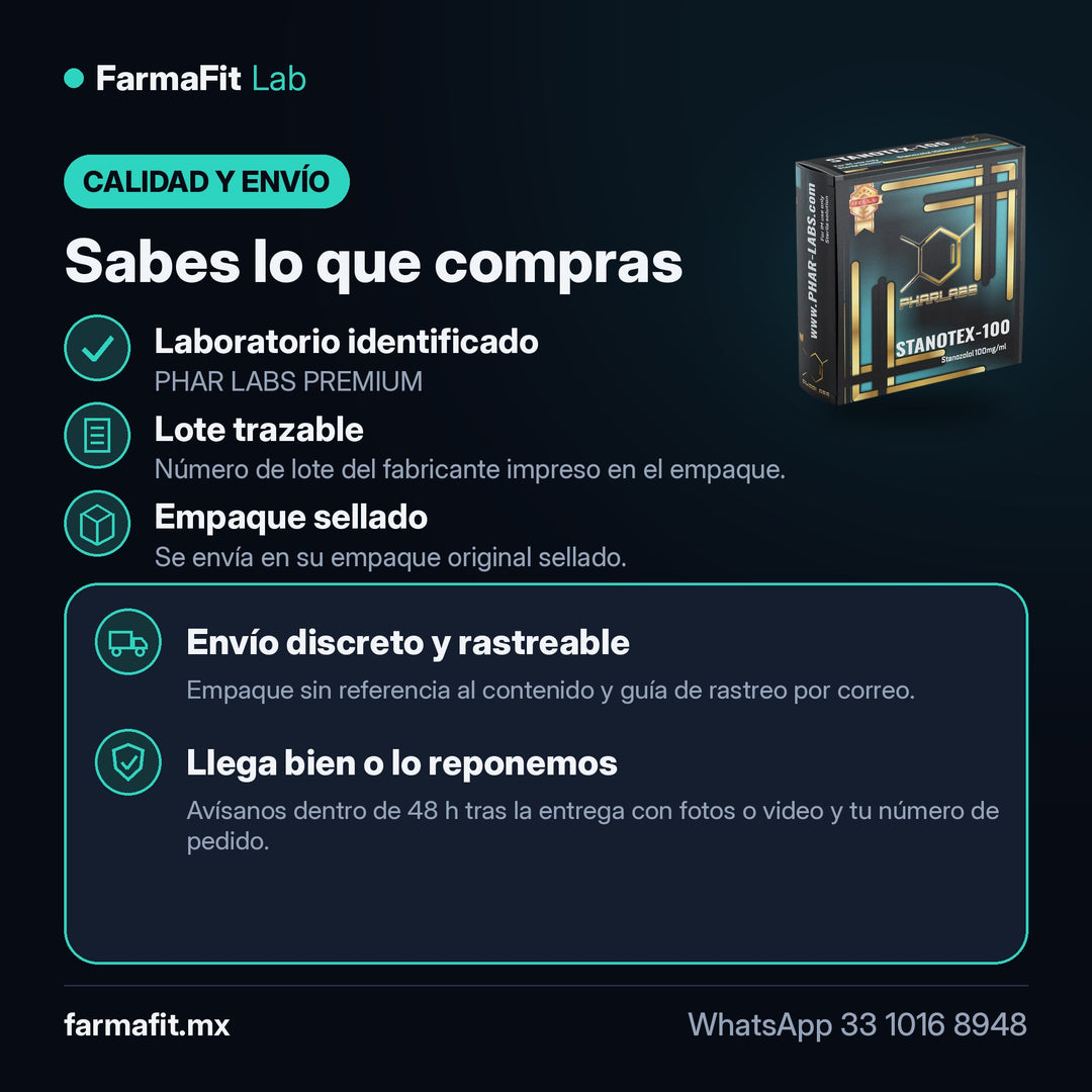 Calidad y envío: Stanozolol Winstrol 100mg Stanotex Inyectable - PHAR LABS PREMIUM – FarmaFit