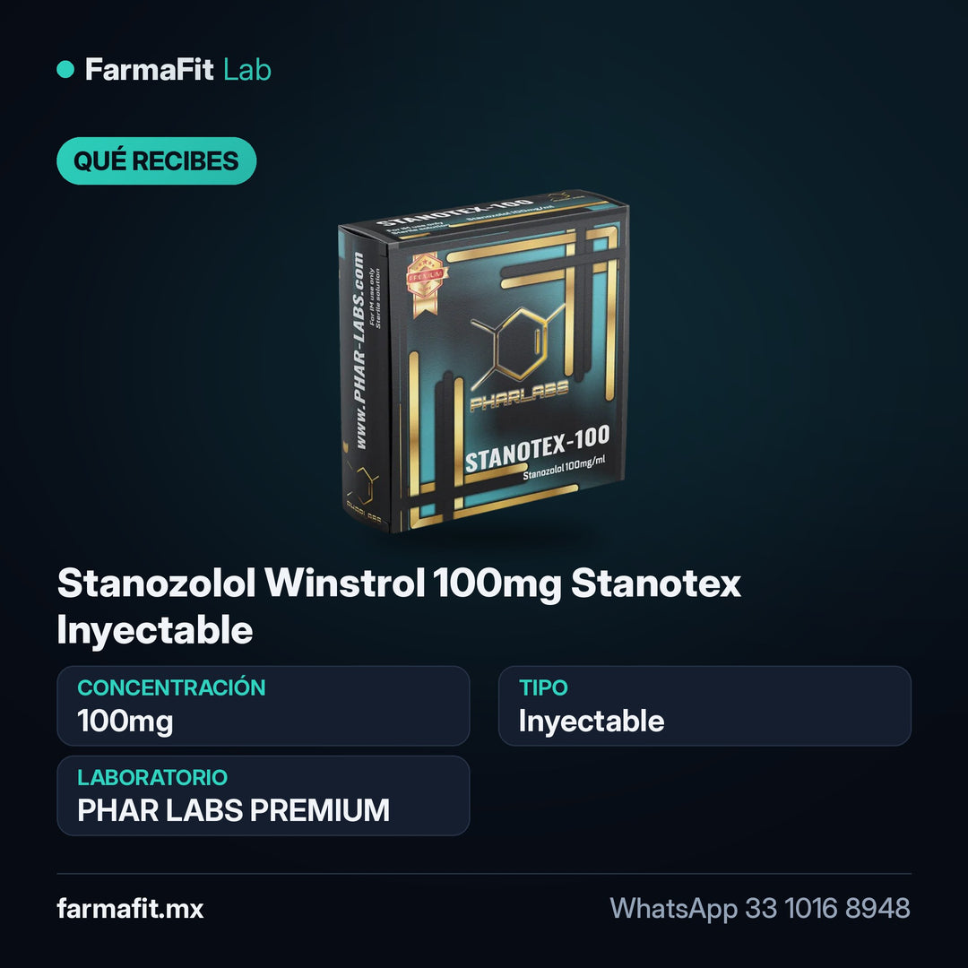 Qué recibes: Stanozolol Winstrol 100mg Stanotex Inyectable - PHAR LABS PREMIUM