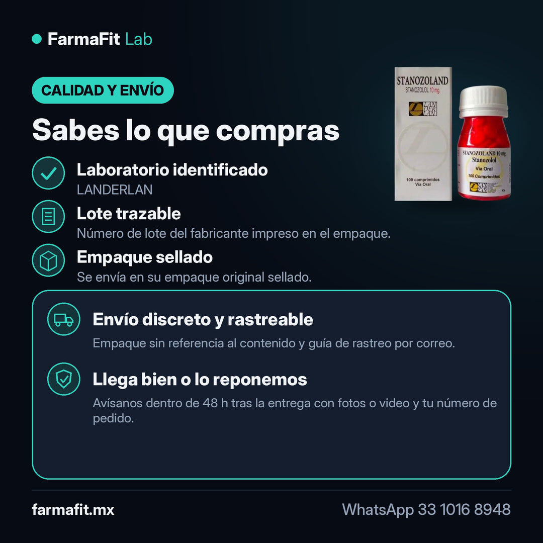 Calidad y envío: Stanozolol Depot 10mg Landerlan - Winstrol Oral 100 Tabs – FarmaFit