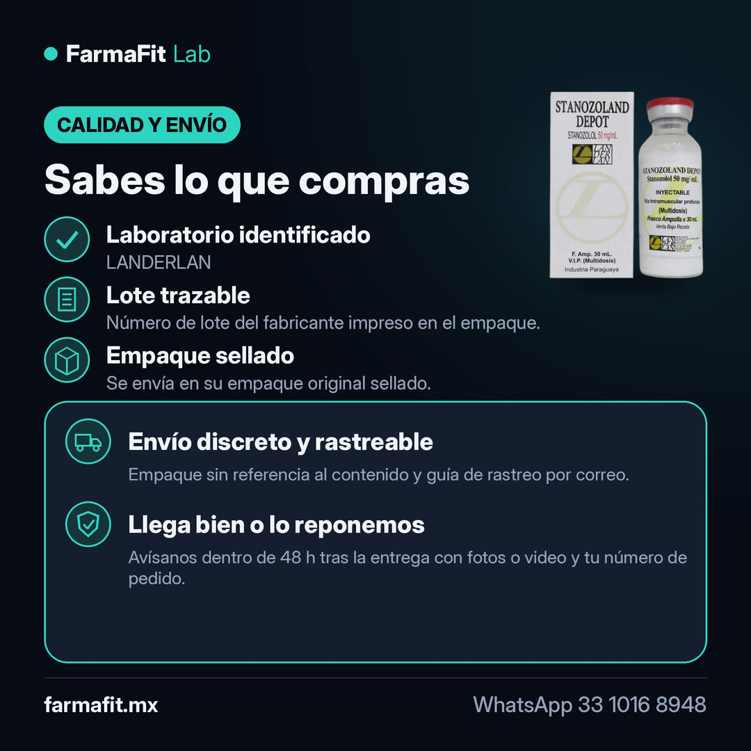 Calidad y envío: Stanozolol Stanozoland Depot Winstrol 50mg / 30ml - LANDERLAN – FarmaFit