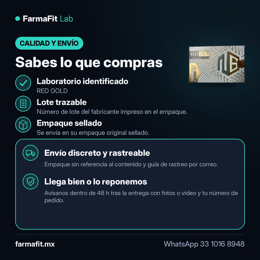 Calidad y envío: Tamoxifeno 20mg Tamoxigold 30 Tabletas - RED GOLD – FarmaFit