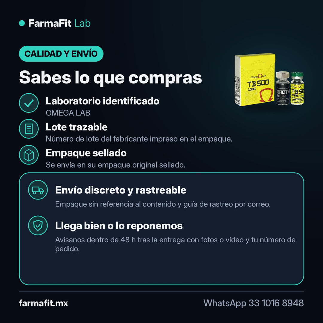 Calidad y envío: TB-500 10 mg Péptido Vial - OMEGA LAB – FarmaFit
