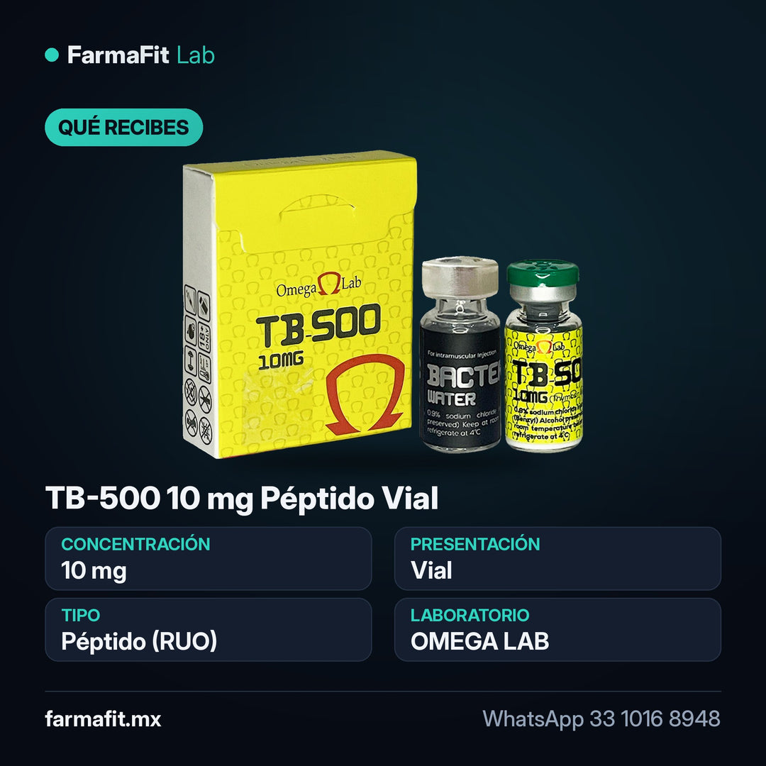 Qué recibes: TB-500 10 mg Péptido Vial - OMEGA LAB
