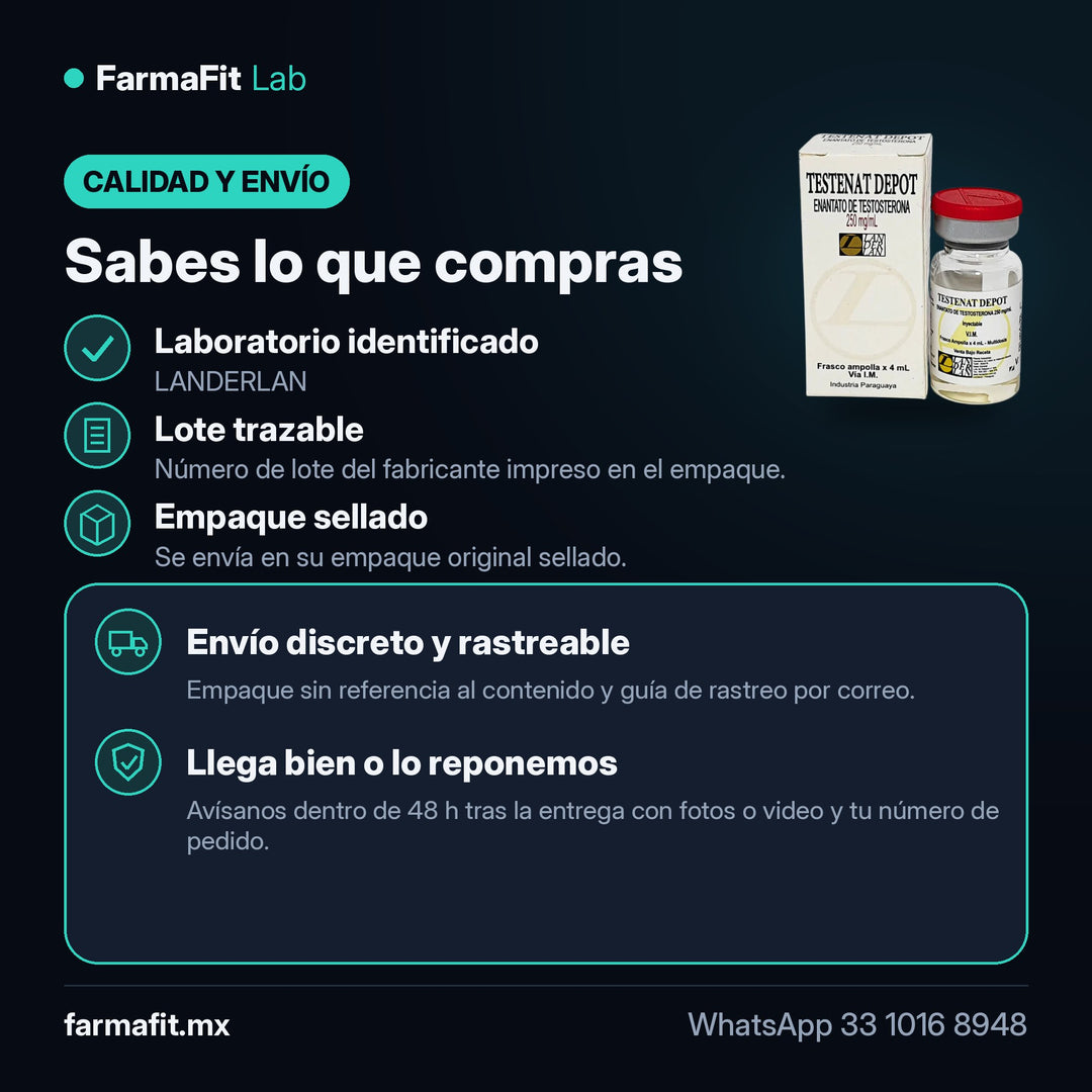 Calidad y envío: Testenat Depot 25mg / 4ml - LANDERLAN – FarmaFit