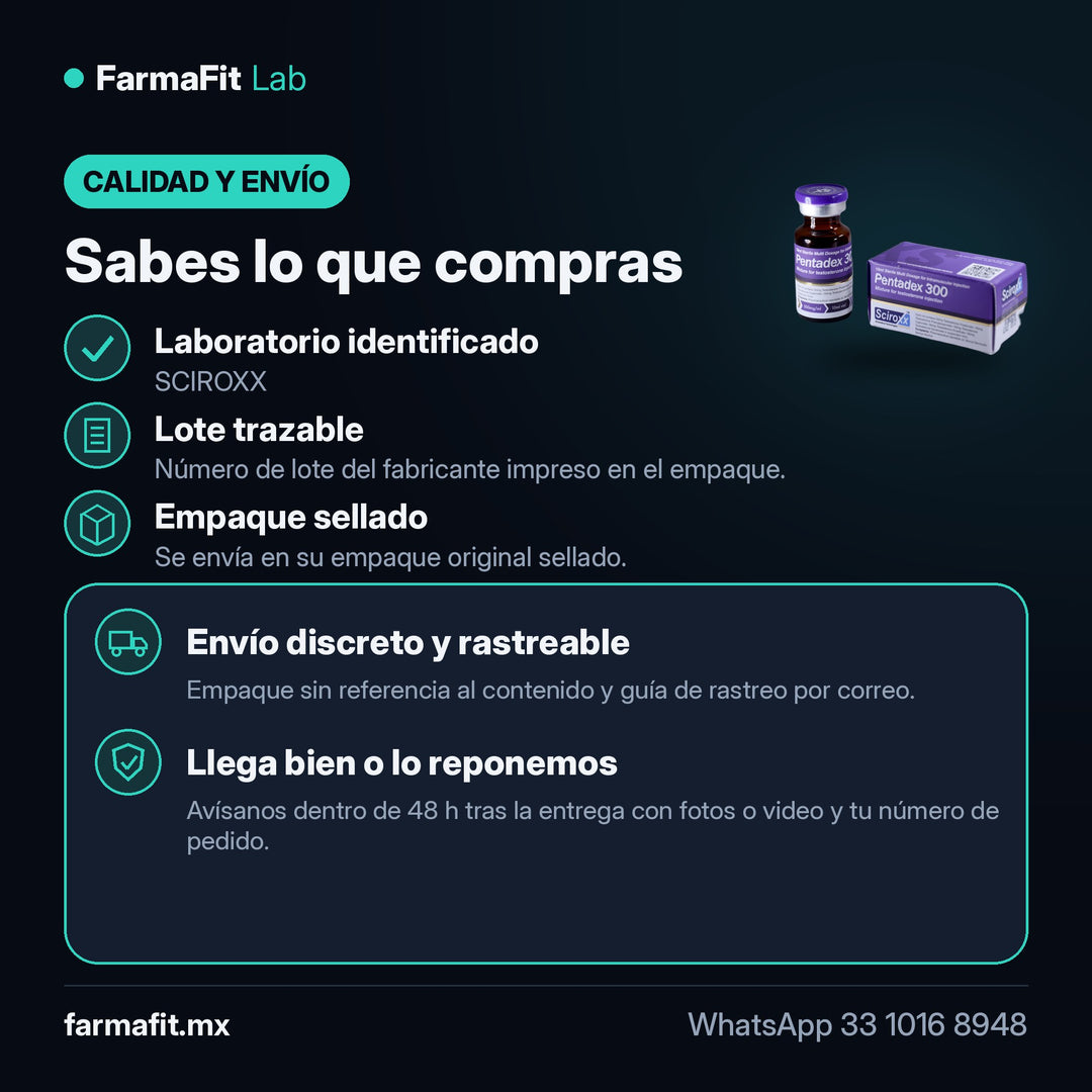 Calidad y envío: Testosterona Mix 300 mg/ml Pentadex Vial 10 ml - SCIROXX – FarmaFit