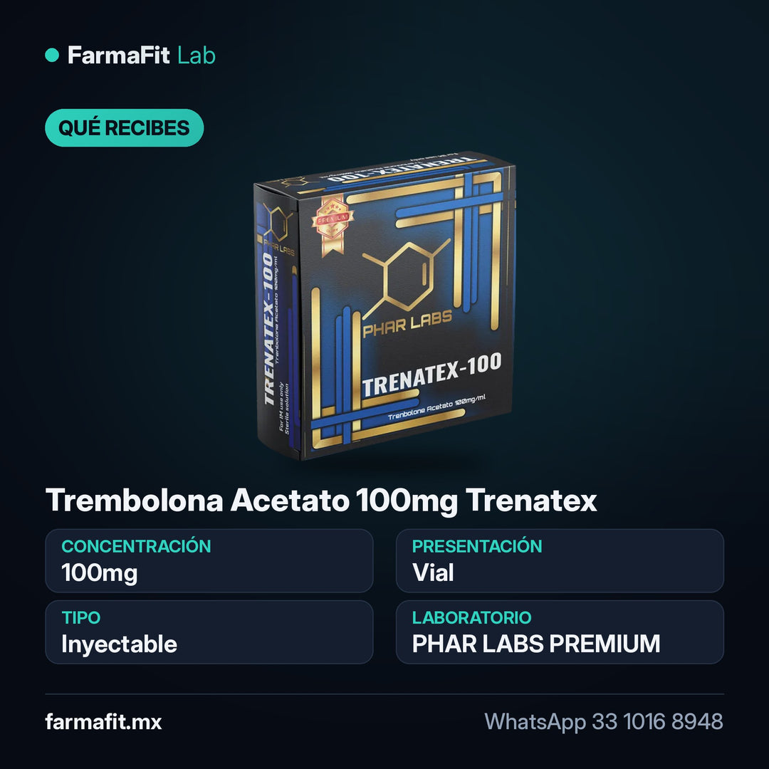 Qué recibes: Trembolona Acetato 100mg Trenatex - PHAR LABS PREMIUM Vial