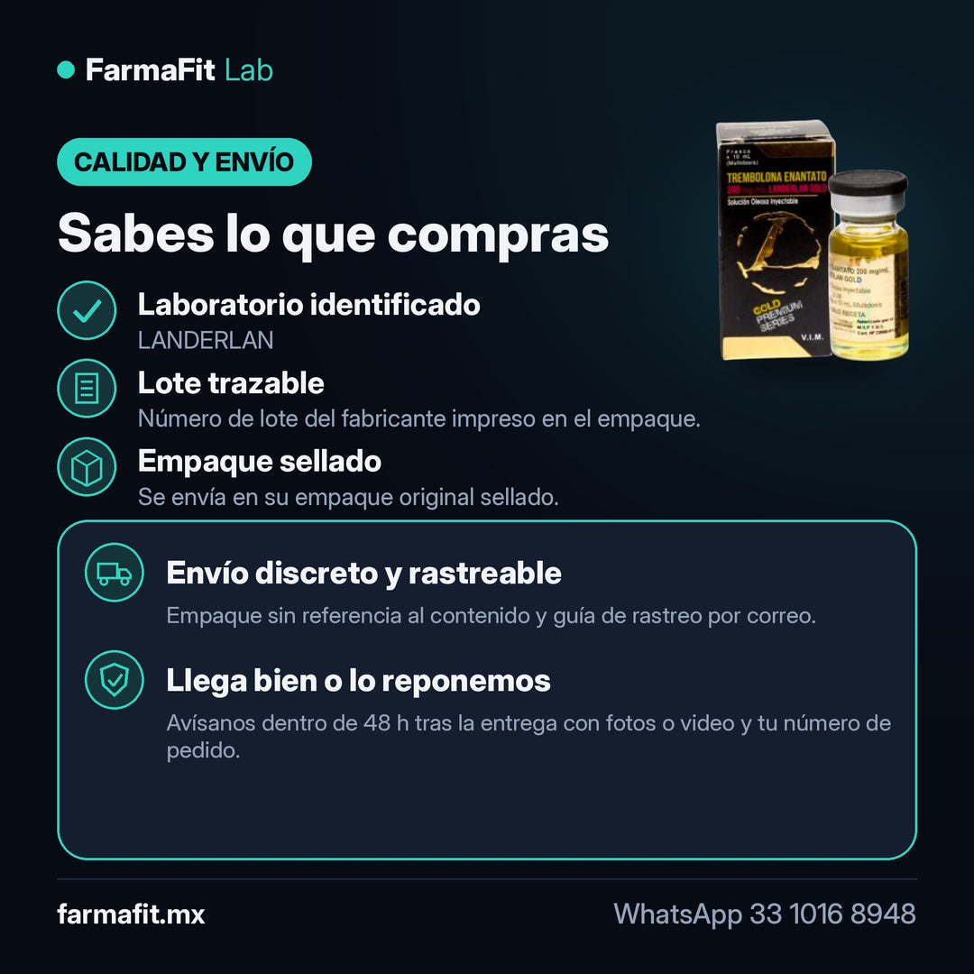 Calidad y envío: Trembolona Enantato 200mg / 10ml - LANDERLAN – FarmaFit