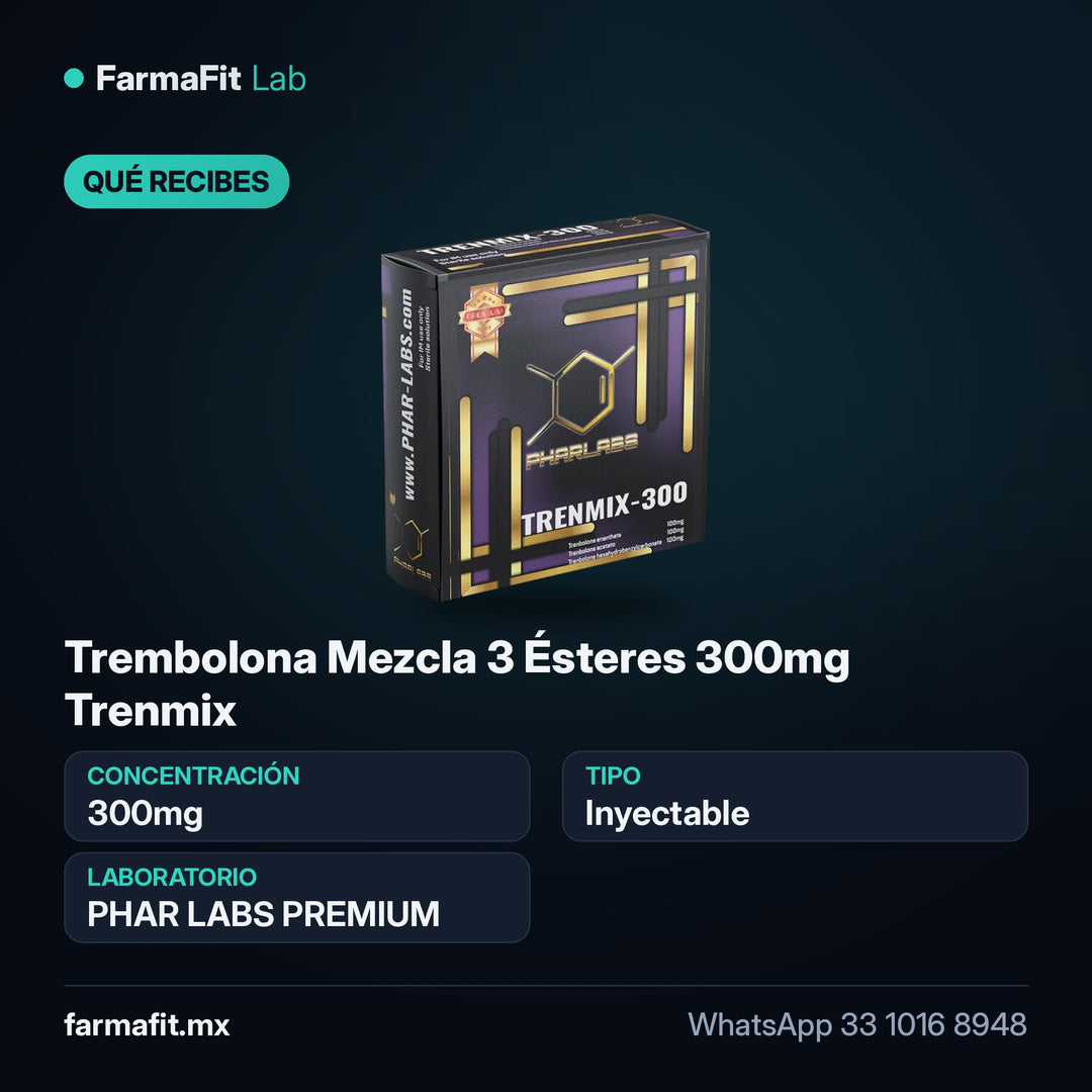 Qué recibes: Trembolona Mezcla 3 Ésteres 300mg Trenmix - PHAR LABS PREMIUM