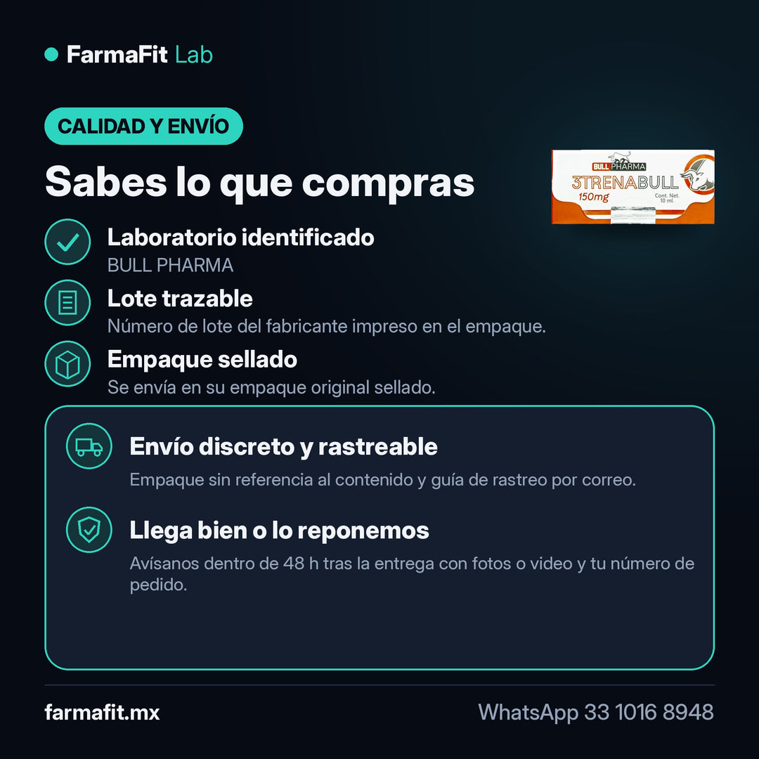 Calidad y envío: Trembolona Mix 3 Ésteres 150 mg/ml 3Trenabull Vial 10 ml - BULL PHARMA – FarmaFit