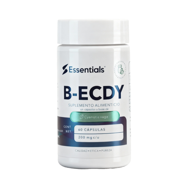 Beta Ecdisterona 90% 200mg 60 Cápsulas - ESSENTIALS