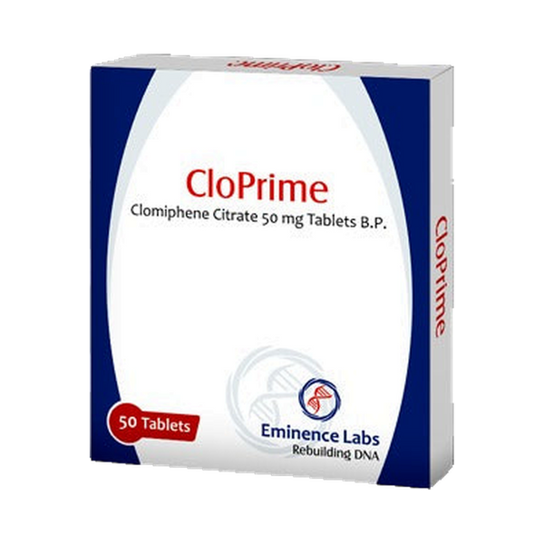 Citrato de Clomifeno 50 mg CloPrime 50 Tabletas - EMINENCE LABS
