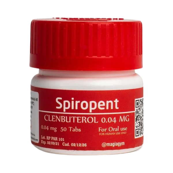 Clenbuterol 0.04mg Spiropent 50 Tabs - ROTTERDAM PHARMACEUTICAL