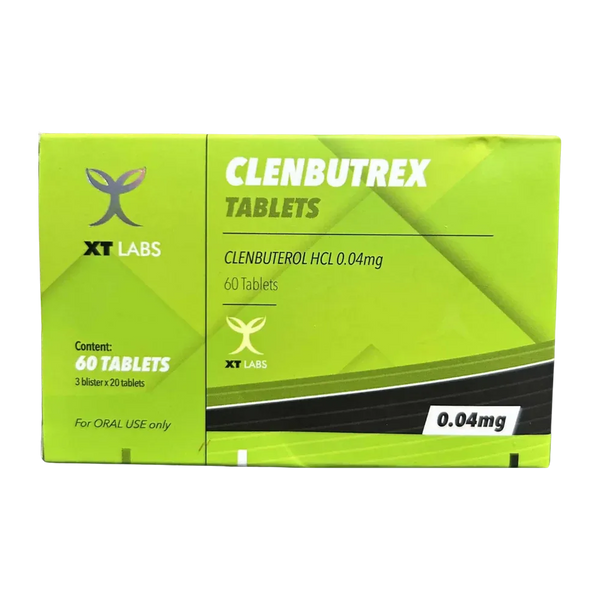Clenbuterol 40mcg Clenbutrex 60 Tabs - XT LABS