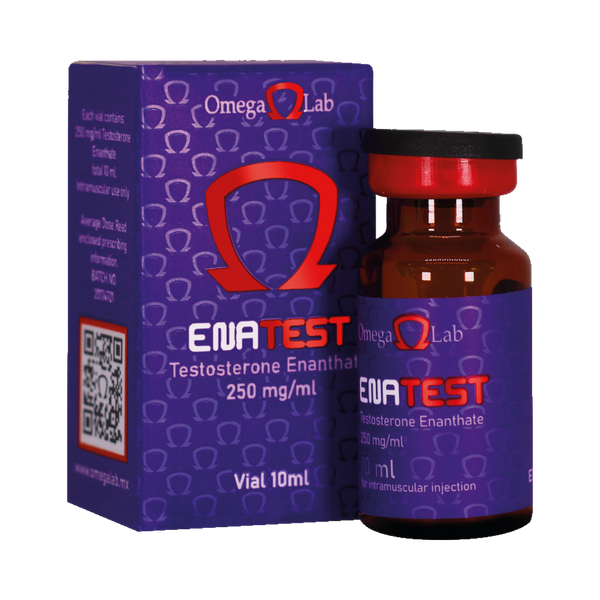 Enantato de Testosterona 250 mg/ml Ena-Test Vial 10 ml - OMEGA LAB